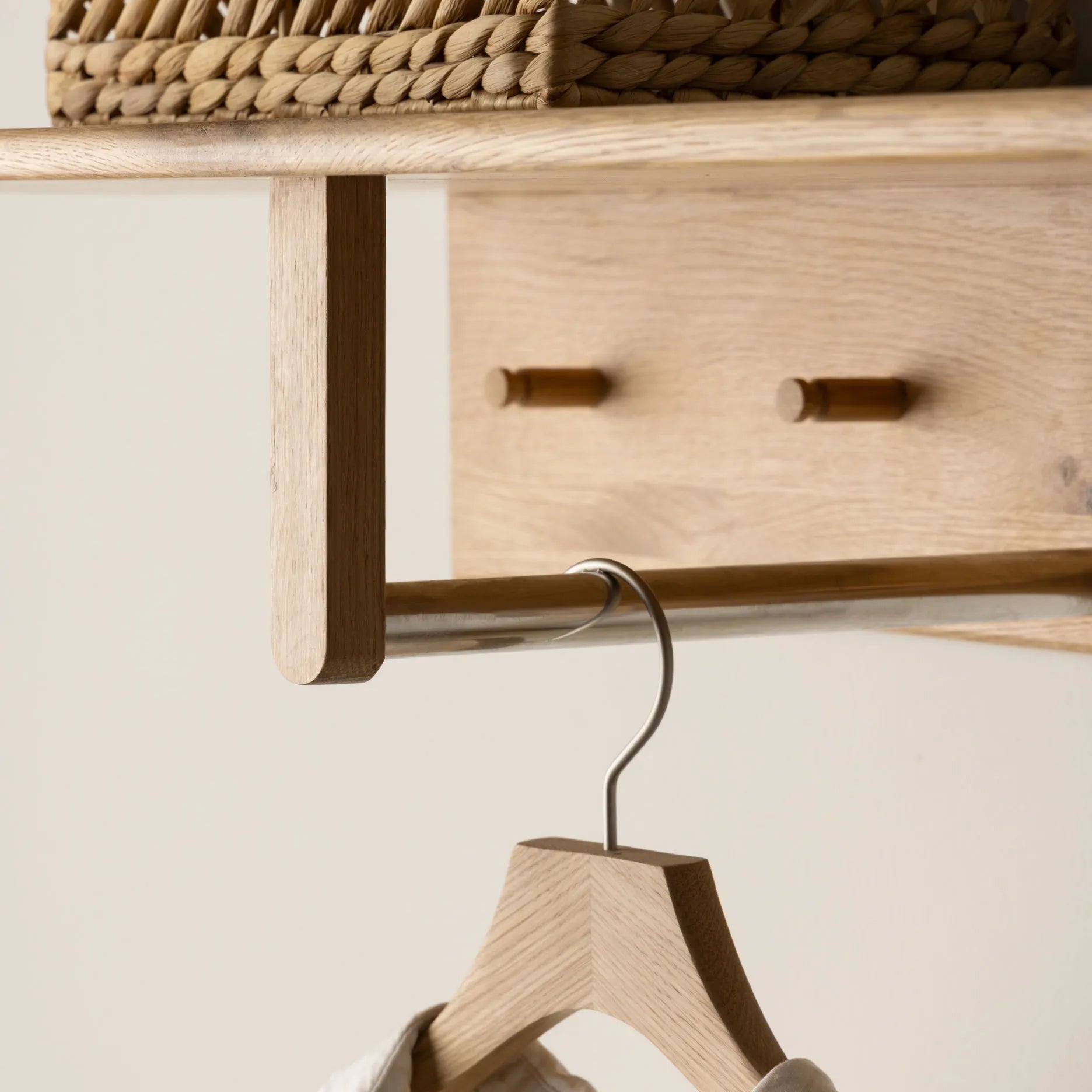 Wood II Garderobe - geölte Eiche